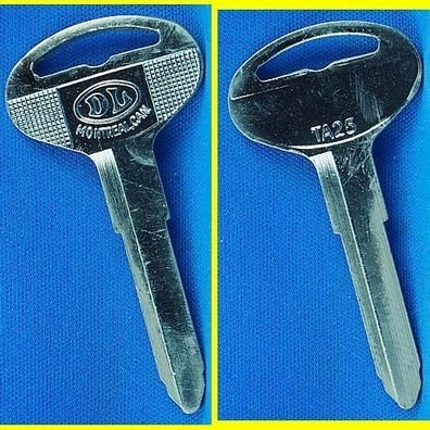 DL Schlüsselrohling TA25 für verschiedene Toyota - Modelle