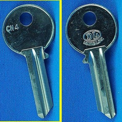 DL Schlüsselrohling CN4 für Corona Zylinder - Vorhängeschlösser mit 40 mm Bügelhöhe