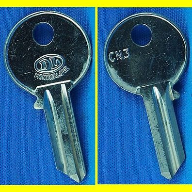 DL Schlüsselrohling CN3 für Corona Zylinder - Vorhängeschlösser mit 30 mm Bügelhöhe