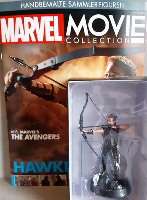 MARVEL MOVIE Collection #15 Hawkeye Figur (Marvel Avengers) Figurine Eaglemoss detsch