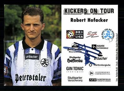 Robert Hofacker Stuttgarter Kickers 1996-97 Autogrammkarte + A53889 KR