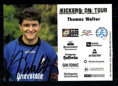 Thomas Walter Stuttgarter Kickers 1996-97 Autogrammkarte + A53888 KR