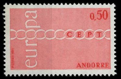 Andorra (FRANZ. POST) 1971 Nr 232 postfrisch X02C69A