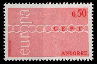 Andorra (FRANZ. POST) 1971 Nr 232 postfrisch X02C69E