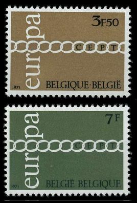 Belgien 1971 Nr 1633-1634 postfrisch X02C6AE