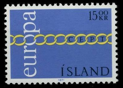 ISLAND 1971 Nr 452 postfrisch SAAA85A