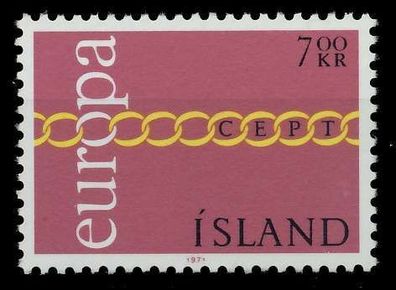 ISLAND 1971 Nr 451 postfrisch SAAA856
