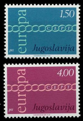 Jugoslawien 1971 Nr 1416-1417 postfrisch SAAA89A