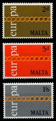 MALTA 1971 Nr 422-424 postfrisch SAAA8FE