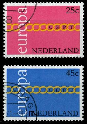 Niederlande 1971 Nr 963-864 gestempelt X02C882