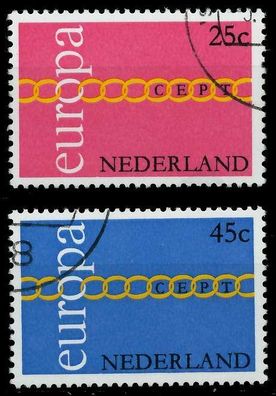 Niederlande 1971 Nr 963-864 gestempelt X02C886