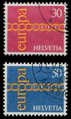 Schweiz 1971 Nr 947-948 gestempelt X02C8D6