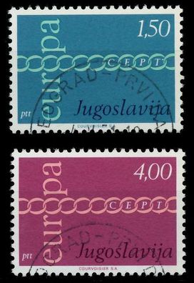 Jugoslawien 1971 Nr 1416-1417 gestempelt X02C96A