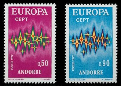 Andorra (FRANZ. POST) 1972 Nr 238-239 postfrisch SAAAB22