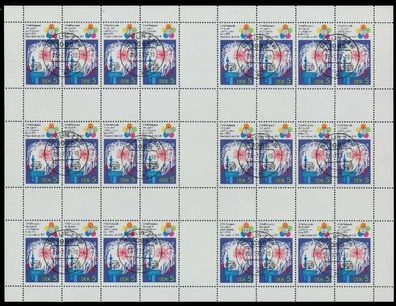 DDR Markenheftchenbogen Nr MHB16A gestempelt MHB X02CA6A