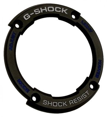Casio | G-Shock GST-W100D Bezel Lünette schwarz mit grauer Schrift