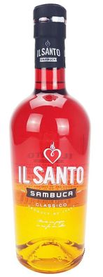 Il Santo Sambuca Anislikör 0,7L (38% Vol) Spirituosen Likör - [Enthält Sulfite]