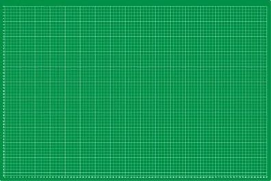selbstheilende Schneidematte 60 x 90 cm (A1) grün mit einseitigem Raster