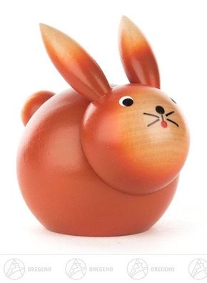 OSTERHASE Hasenrennauto braun NEU Erzgebirge Ostern Volkskunst Hase Auto Holz