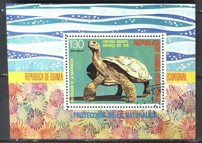 Äquatorialguinea Block 273 gest Schildkröte mot2365