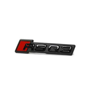 Original Audi RSQ3 (F3) Schriftzug Kühlergrill Emblem Black Edition Logo schwarz