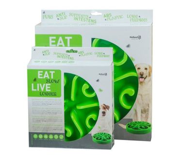 Anti-Schling Futternapf Large Grün 21cm für kleine oder ca.30cm und große Hunde
