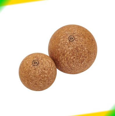 Energetix 2 Faszien-Kugeln 4015-1 aus Naturmaterial Kork für Massage Faszien Ball