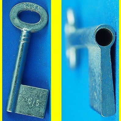 Stahl - Einbart Schlüssel 833S - 6/5 gebohrt 4 mm
