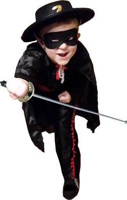 Zorro "Z" Kostüm Edler Retter m. Maske