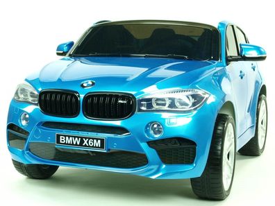 BMW X6M XXXL - 2 Sitzer - Kinder Elektroauto - Kinderauto - blau lackiert