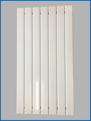 Paneel Heizkörper Badheizkörper ARYA Vertikal Weiß Breite: 528 mm. Höhe: 1000 mm.