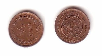 1/2 Cent Kupfer Münze Niederlande 1878