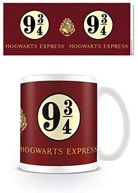 Harry Potter Gleis 9 3/4 Tasse Keramik Mug Tazza Kaffee Becher Hogwarts Express