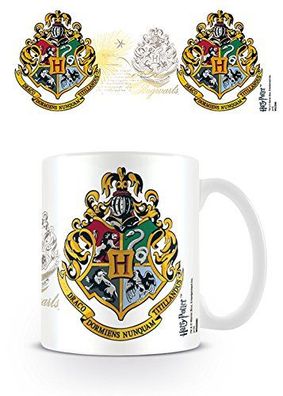 Harry Potter Wizarding World Hogwarts Crest Wappen Tasse Keramik Mug Tazza