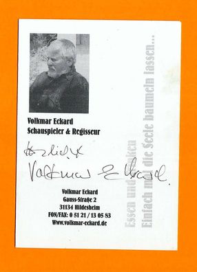 Volkmar Eckard - persönlich signiert