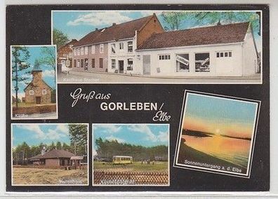 57973 Mehrbild Ak Gruß aus Gorleben an der Elbe 1973