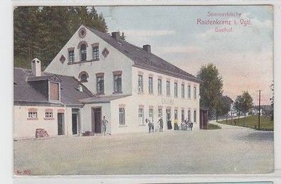 04862 Ak Sommerfrische Rautenkranz im Vogtland Gasthof 1909