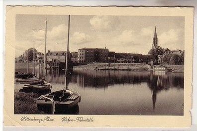 60339 Ak Wittenberge Bezirk Potsdam Hafen Fährstelle 1935