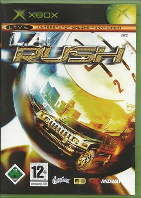 L.A. Rush (Microsoft Xbox, 2005, DVD-Box) sehr guter Zustand