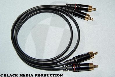 High End Audiokabel SC Onyx 2025 Mini Klinke 3,5mm auf 2x Cinch 1m HiCon *NEU*