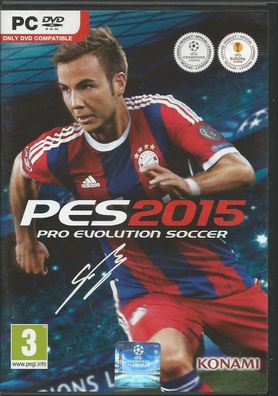 Pro Evolution Soccer 2015 multil / dt (PC DVD-Box) ohne Anleitung, MIT Steam Key