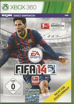 FIFA 14 (Microsoft Xbox 360, 2013, DVD-Box) gebrauchter Zustand