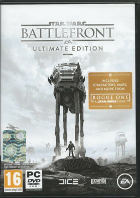 Star Wars: Battlefront - Ultimate Edition (PC, 2016 DVD-Box) Mit Origin Key Code