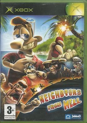 Neighbours from Hell (Xbox, 2004, DVD-Box) engl. Version, mit Anleitung