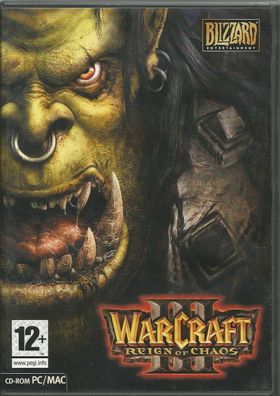 WarCraft III Reign Of Chaos (PC, 2002, DVD-Box) franz. Vers. MIT Battle. net Key