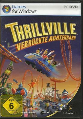 Thrillville: Verrückte Achterbahn (PC, 2007, DVD-Box) mit Anleitung