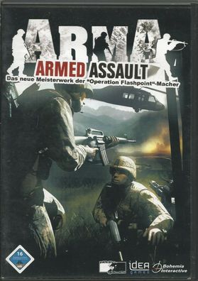 ArmA - Armed Assault (PC, 2006, DVD-Box) mit Handbuch - guter Zustand