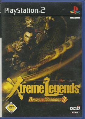 Dynasty Warriors 3: Xtreme Legends (Sony PlayStation 2, 2003, DVD-Box)