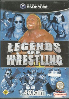 Legends Of Wrestling (Nintendo GameCube, 2002, DVD-Box) mit Anleitung
