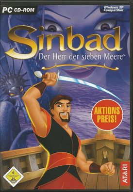 Sinbad - Der Herr der sieben Meere (PC, 2003, DVD-Box) neuwertig